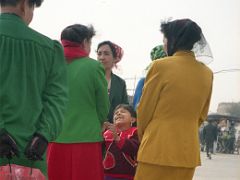 21 Kashgar Old City Street Scene 1993 Colourfully Dressed Women